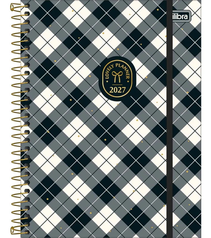 Agenda Planner Tilibra West Village Espiral M7 2027 Sortido