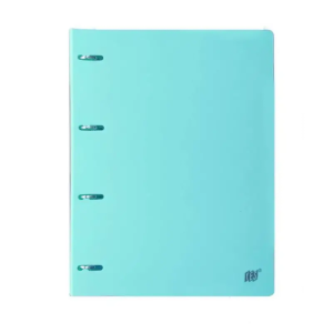 Fichário Yes Argolado Azul Divisórias + Folhas