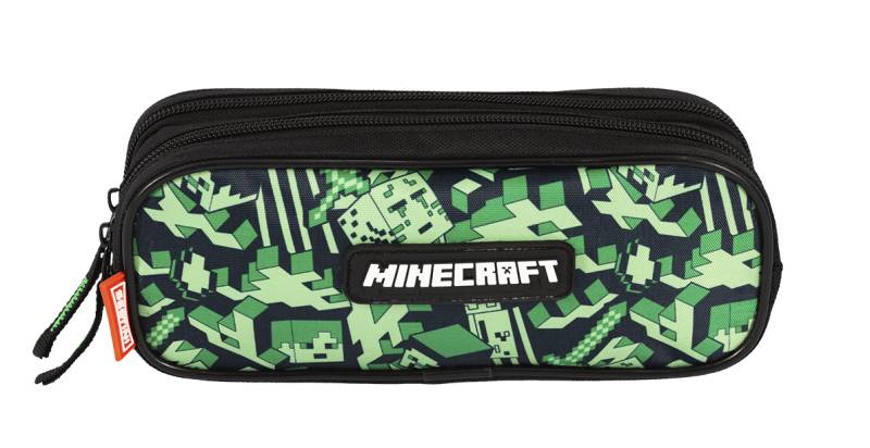 Estojo Sestini Minecraft Camoterra 2 Fechos 66299