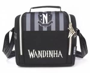 Lancheira Luxcel Térmica Wandinha Preta La47265