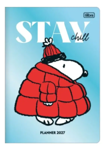 Agenda Planner Tilibra Snoopy Grampeado M7 2027 Sortido