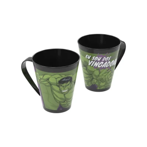 Copo Plástico Hulk C/Alça 360Ml 614 Plasútil