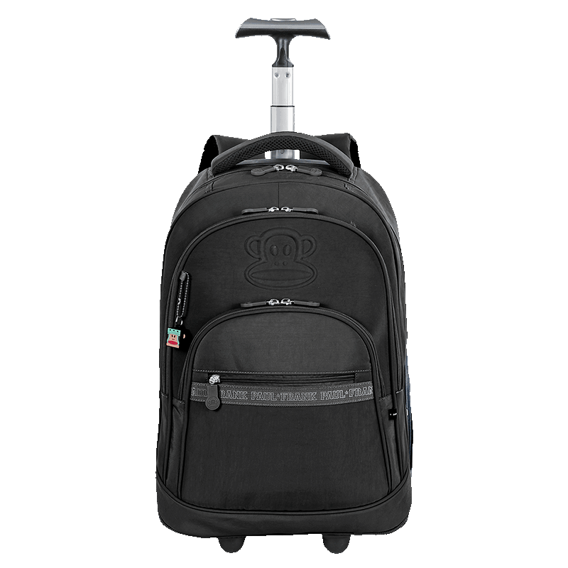 Mochila Carrinho Sestini Paul Frank T03 Preto 2  Mega Rodas 76042-01