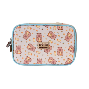 Estojo Feminino Capivara Brownie Box 1 Fecho Xeryus 15867