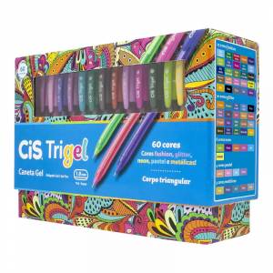 escolar, cis, sertic, novidade, trigel, gel, 60 cores, promoção