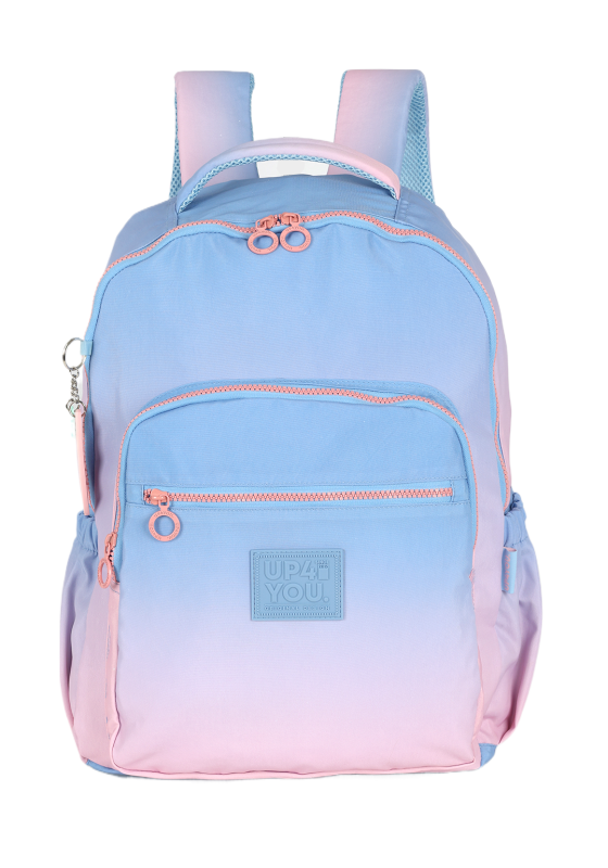 Mochila Costas Escolar Up4you Luara Feminina Azul Ms49471up