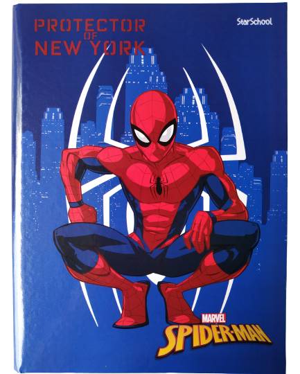 Caderno Brochura Capa Dura 80 Folhas Spiderman Jandaia