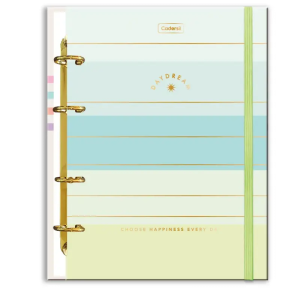 Fichário Cadersil Colegial Daydream Cartonado 80 Folhas