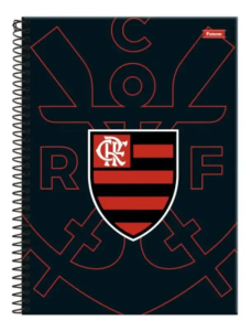 Caderno Espiral 1 Matéria Flamengo 80fl Foroni Sortido
