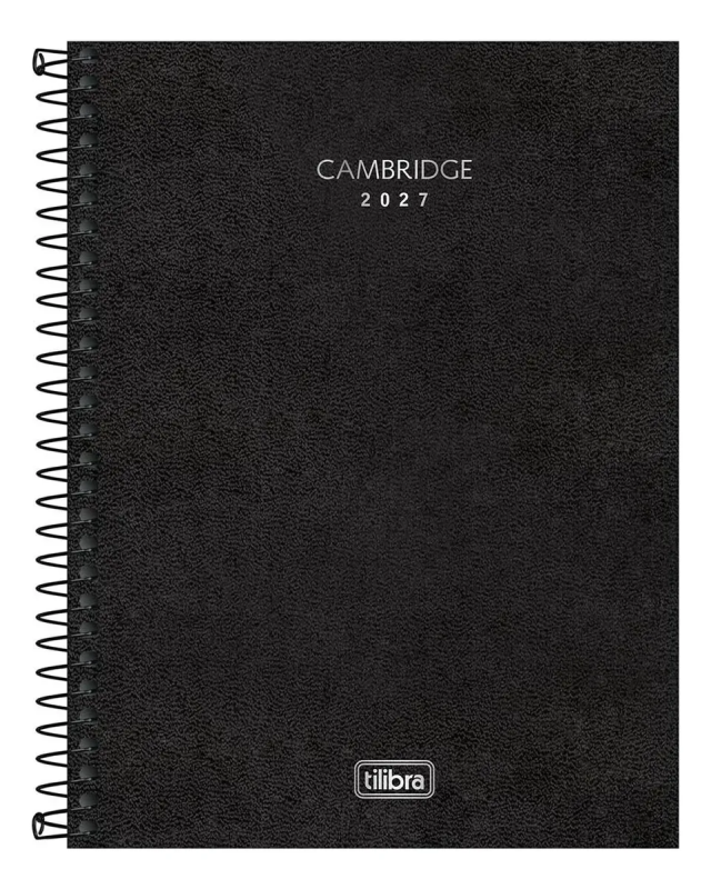 Agenda Anual Tilibra Cambridge Espiral M7 2027