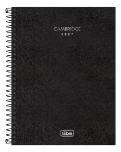 Agenda Anual Tilibra Cambridge Espiral M7 2027