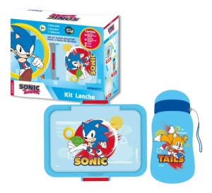 Kit Lanche Sonic Garrafa 460ml + Marmita 700ml Leo & leo