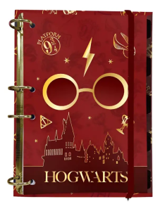 Fichário Escolar Harry Potter A4 144fls Dac C/Divisórias 