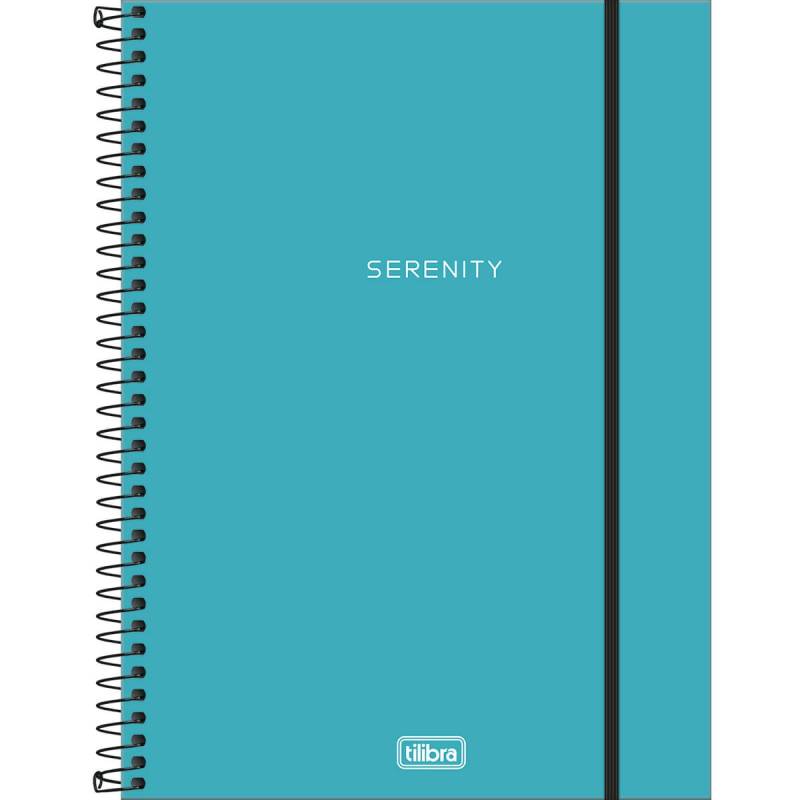 Caderno Universitário Capa Flexível 10 Matérias 160 Folhas Neon Azul Tilibra