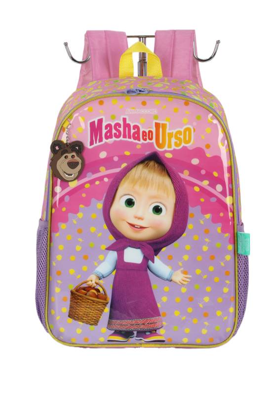 Mochila Luxcel Masha E Urso Violeta Is40941mu