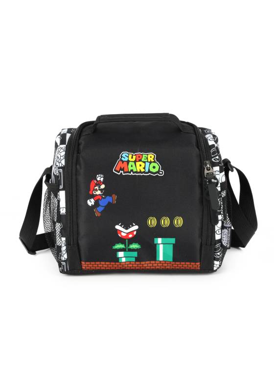 Lancheira Luxcel Termica Super Mario Preto La47563mo