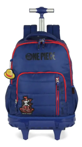 Mochila Carrinho Luxcel One Piece Azul MC49804OP