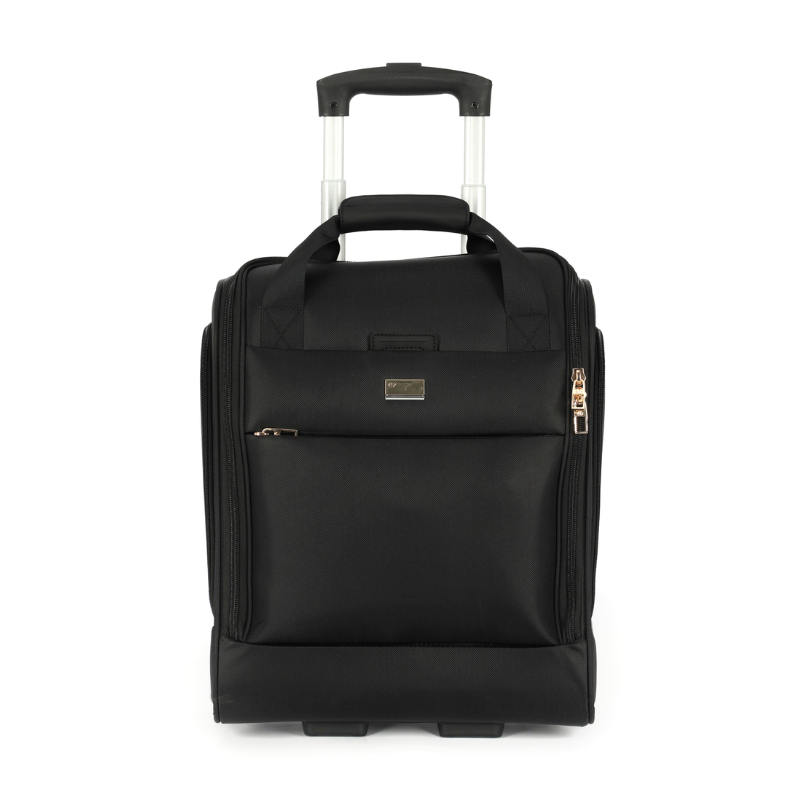 Pasta Maleta Executiva Bordo Gash Preta Luxcel MF10518GA