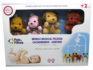 Mobile Musical Cachorrinho Pais e Filhos 2470