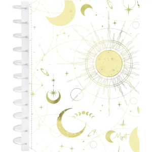 Caderno De Discos Universitário 10 Matérias 160 Fls Mystic - Kitdisc