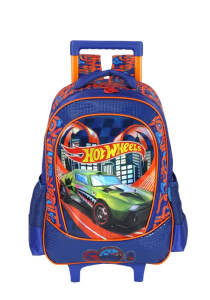 Mochila Carrinho Luxcel Hot Wheels Azul IC42612HW