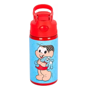 Garrafa Aço Inox Luxcel 500ml Turma da Mônica Azul