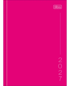 Agenda Anual Tilibra Pepper Rosa Costurada M4 2027