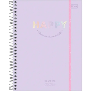 Agenda Anual Tilibra Planner Happy Sortida Espiral M7 2026