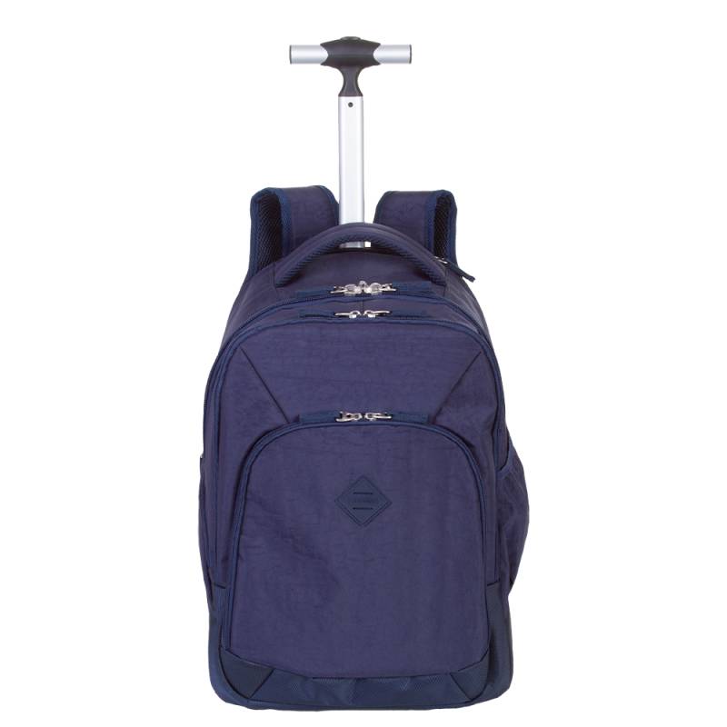 Mochila Carrinho Sestini Rolling Crinkle Azul 2 Rodas 75710-04