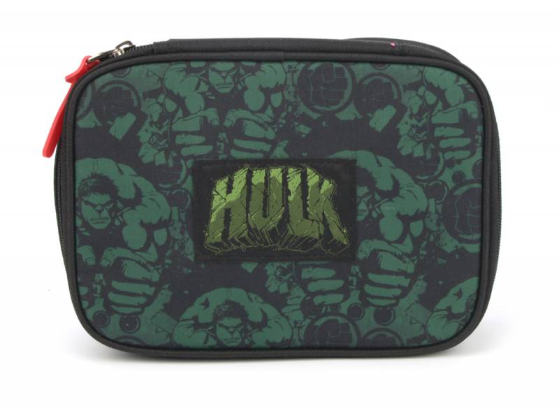 Estojo Luxcel Hulk Box 1 Fecho Verde Et40799