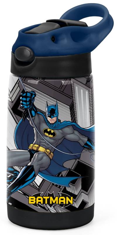 Garrafa Aço Inox Luxcel Batman Preta Gf56126bm
