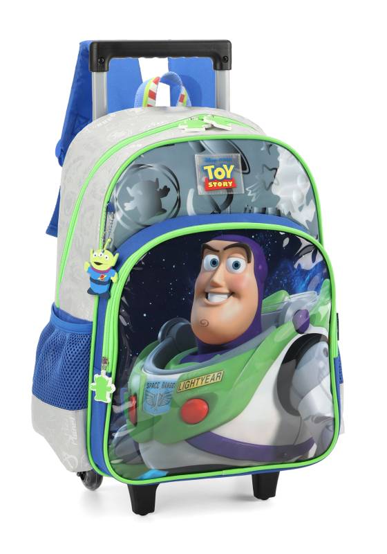 Mochila Carrinho Luxcel Toy Story Azul Ic38986ty