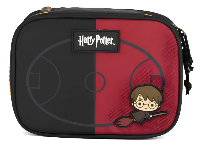 Estojo Luxcel Harry Potter Box 1 Fecho Preto Ei42284hp