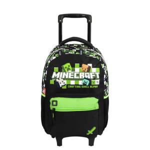 Mochila Carrinho Sestini Minecraft Plus Colorido 66288-