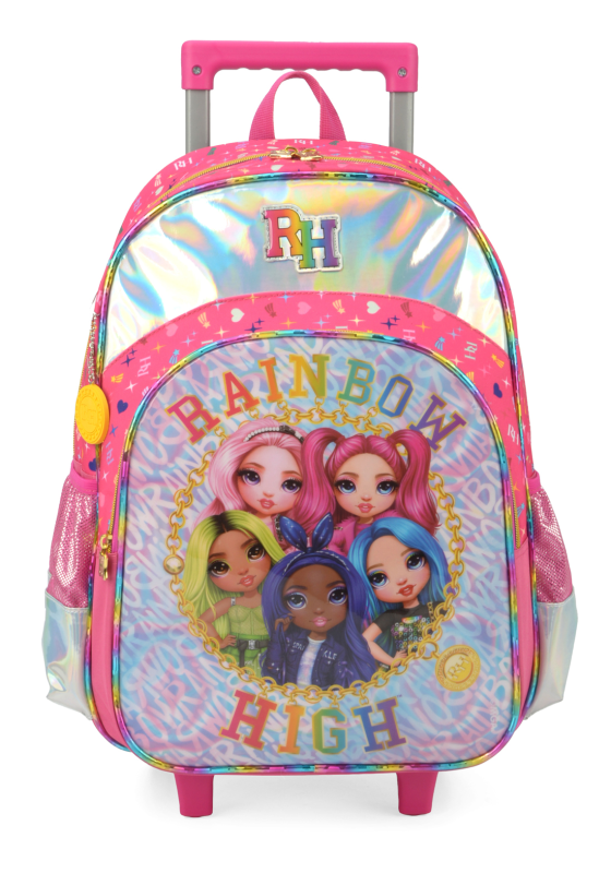 Mochila Carrinho Lux Rainbow High Pink Ic37592rb