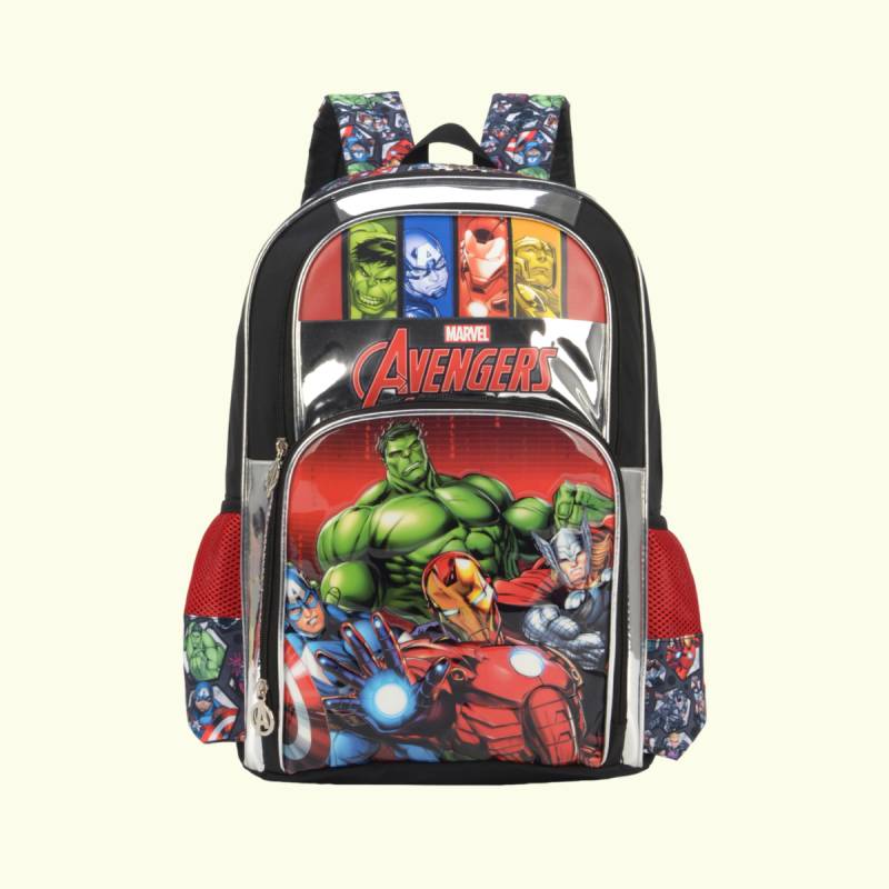 Mochila Luxcel Avengers Preta Is38031ag