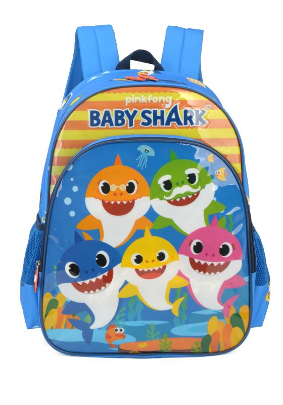 Mochila Luxcel Baby Shark Azul Is37481bs