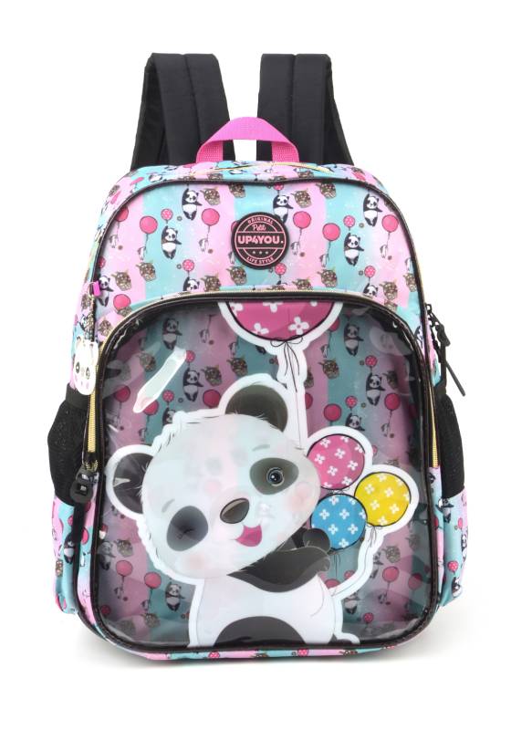 Mochila Luxcel Panda Preta Is37701up