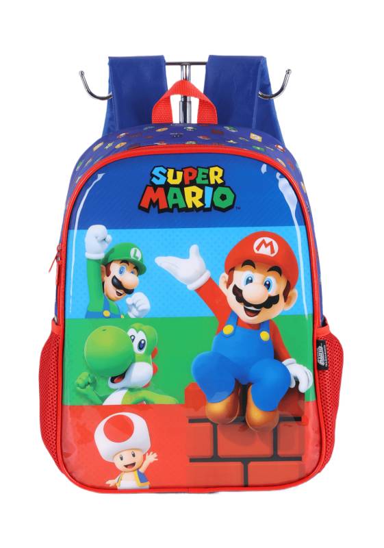 Mochila Luxcel Super Mario Vermelho Is41381mo