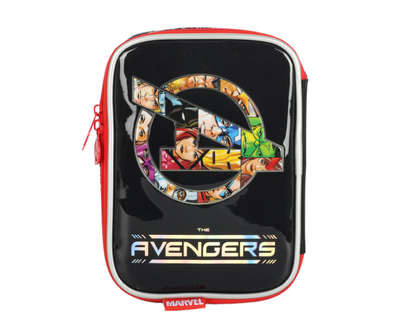 Estojo Luxcel Avengers Box Preto 1Fecho Ei41634ag